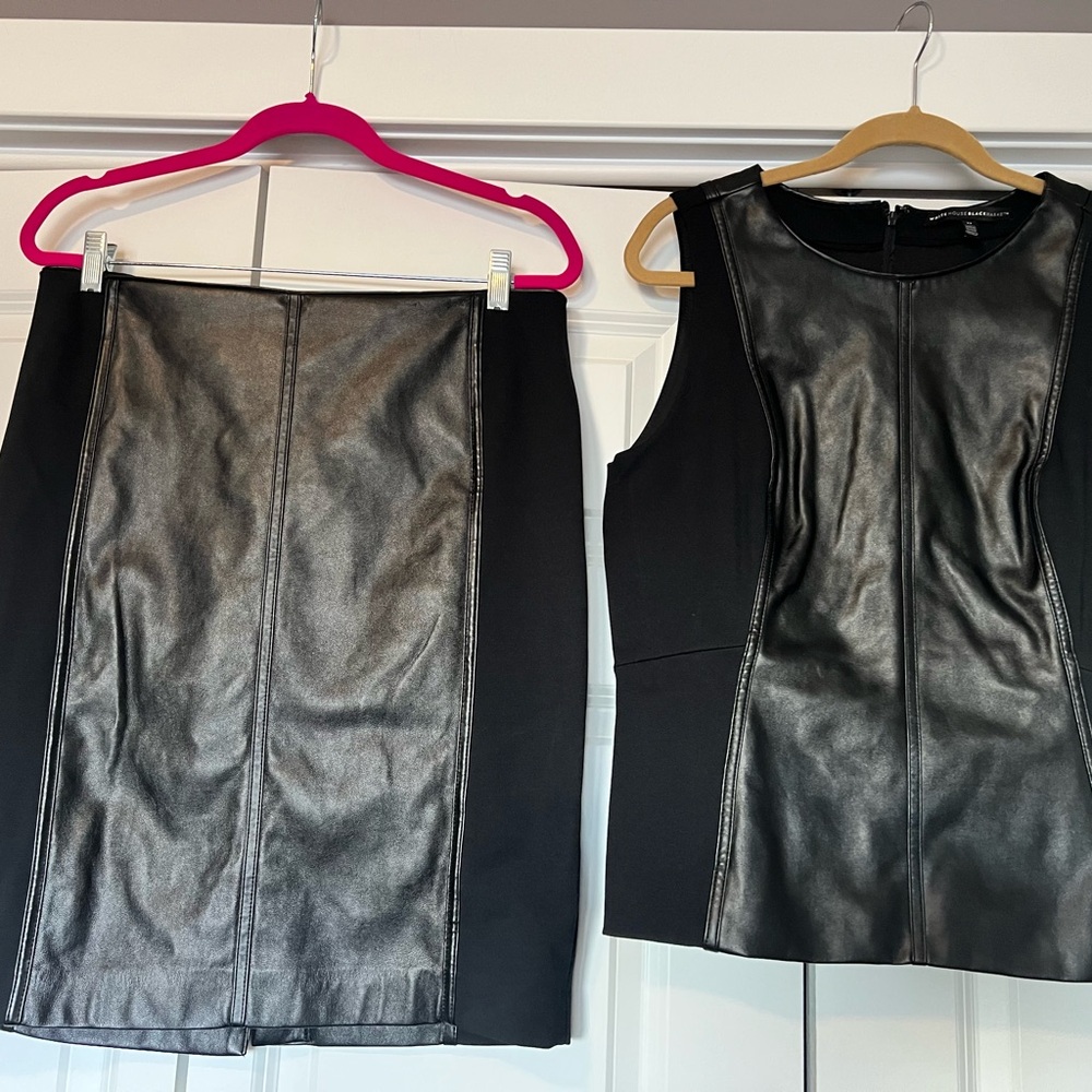 White House Black Market Black Pencil Skirt